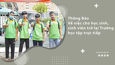Thông Báo Về Việc Cho Học Sinh, Sinh Viên Trở Lại Trường Học Tập Trực Tiếp