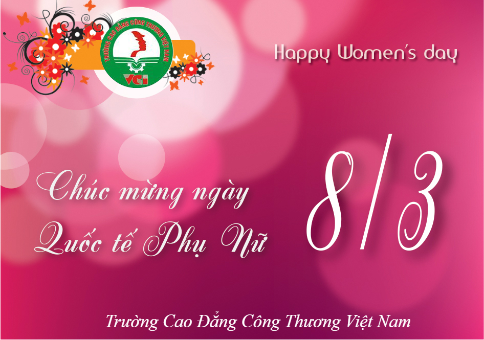Chúc mừng ngày quốc tế phụ nữ 8/3