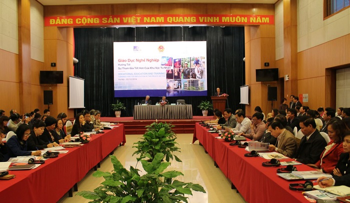 Hội thảo về Giáo dục nghề nghiệp “Hướng tới sự tham gia tốt hơn của khu vực tư nhân”