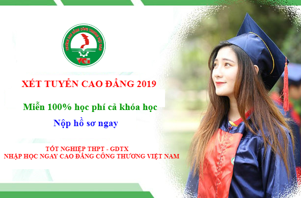 TUYỂN SINH CAO ĐẲNG CHÍNH QUY GIẢM 100% HỌC PHÍ CẢ KHÓA HỌC