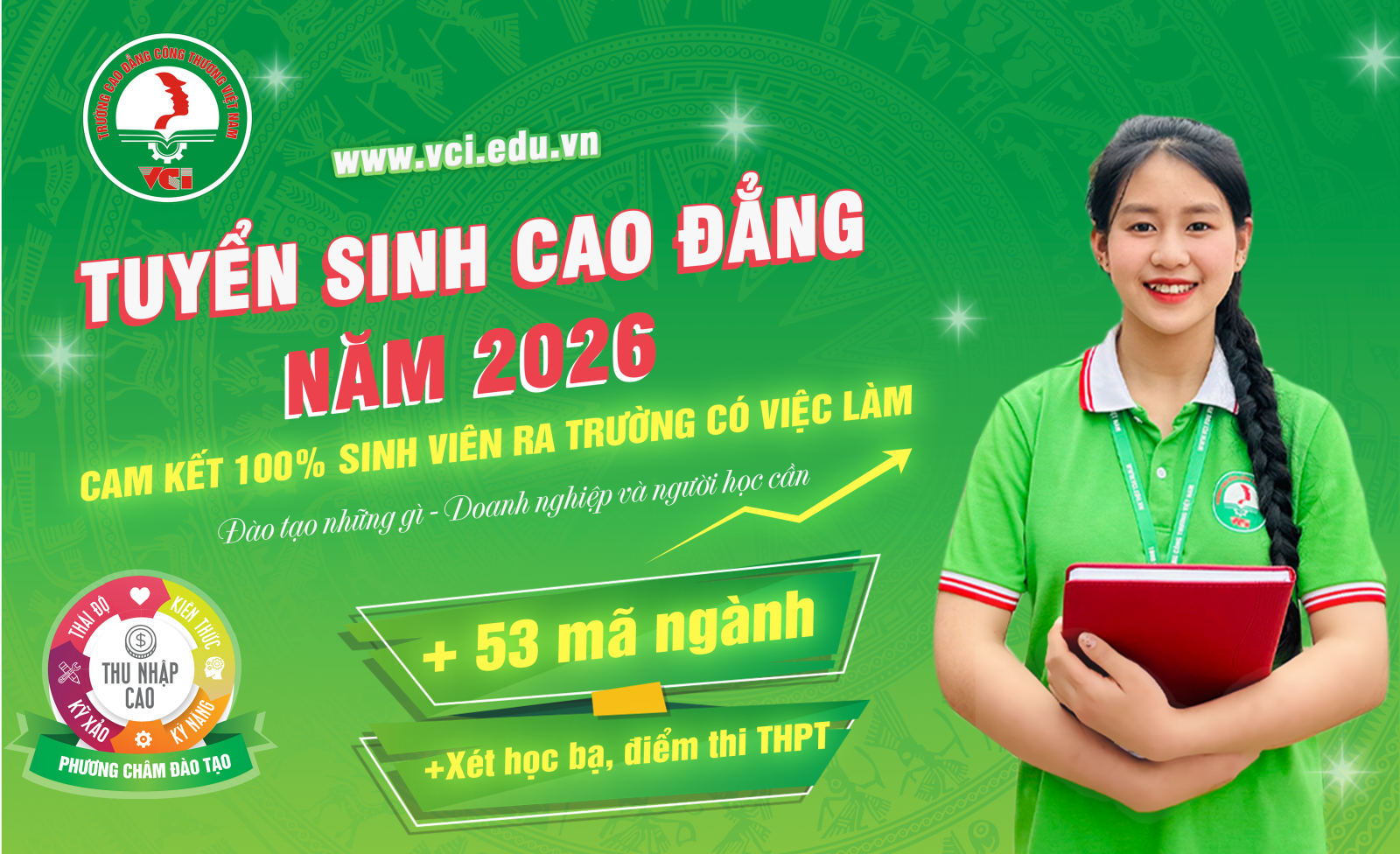 Xét Tuyển Cao Đẳng Chính Quy 2026