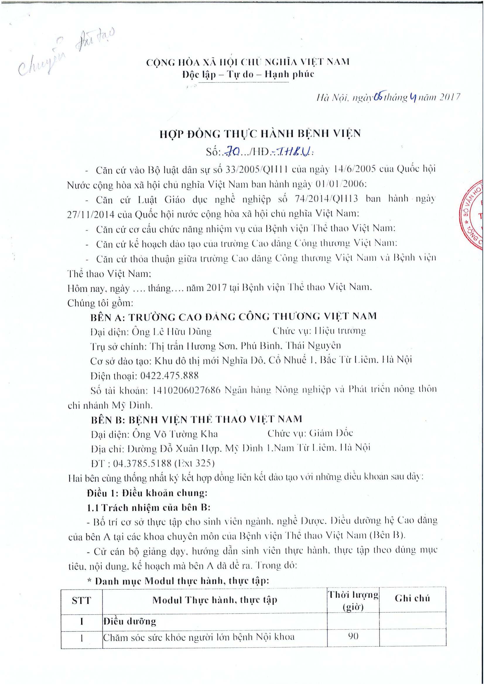 benh vien the thao 1